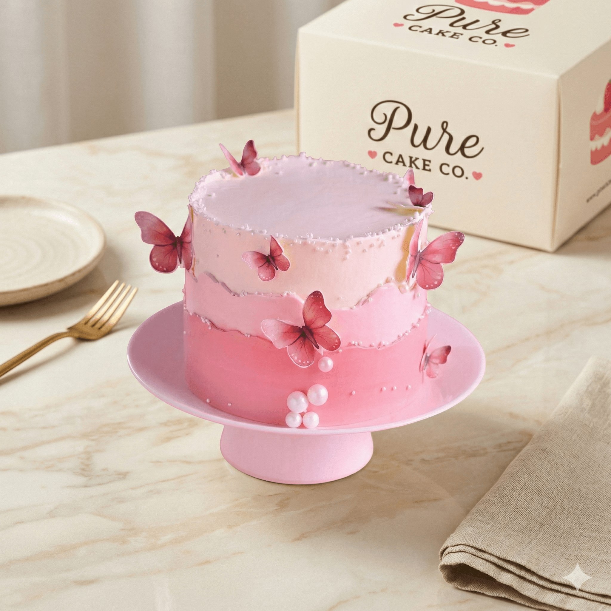 Butterfly Designer Cake