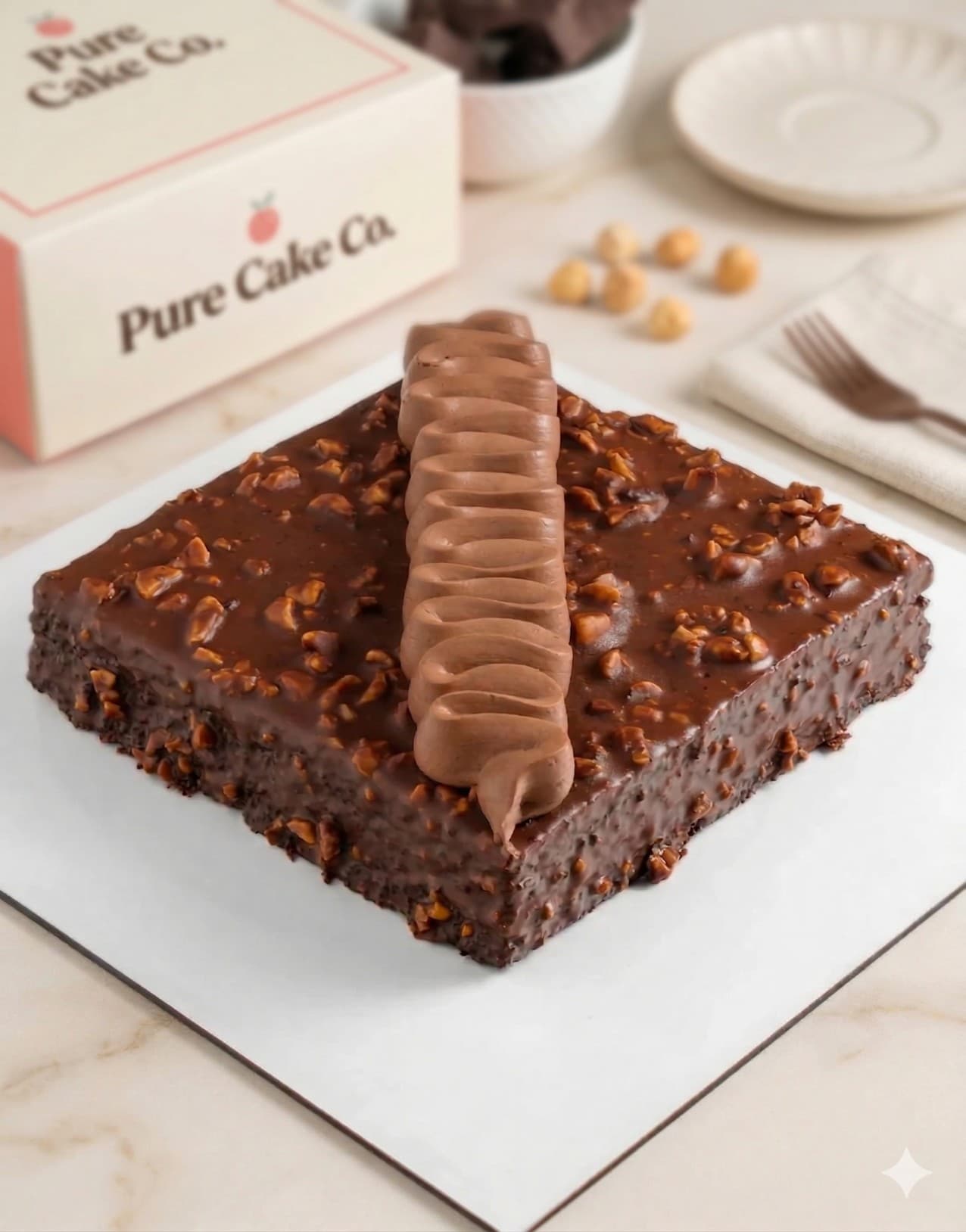 Hazelnut Rocher Cake