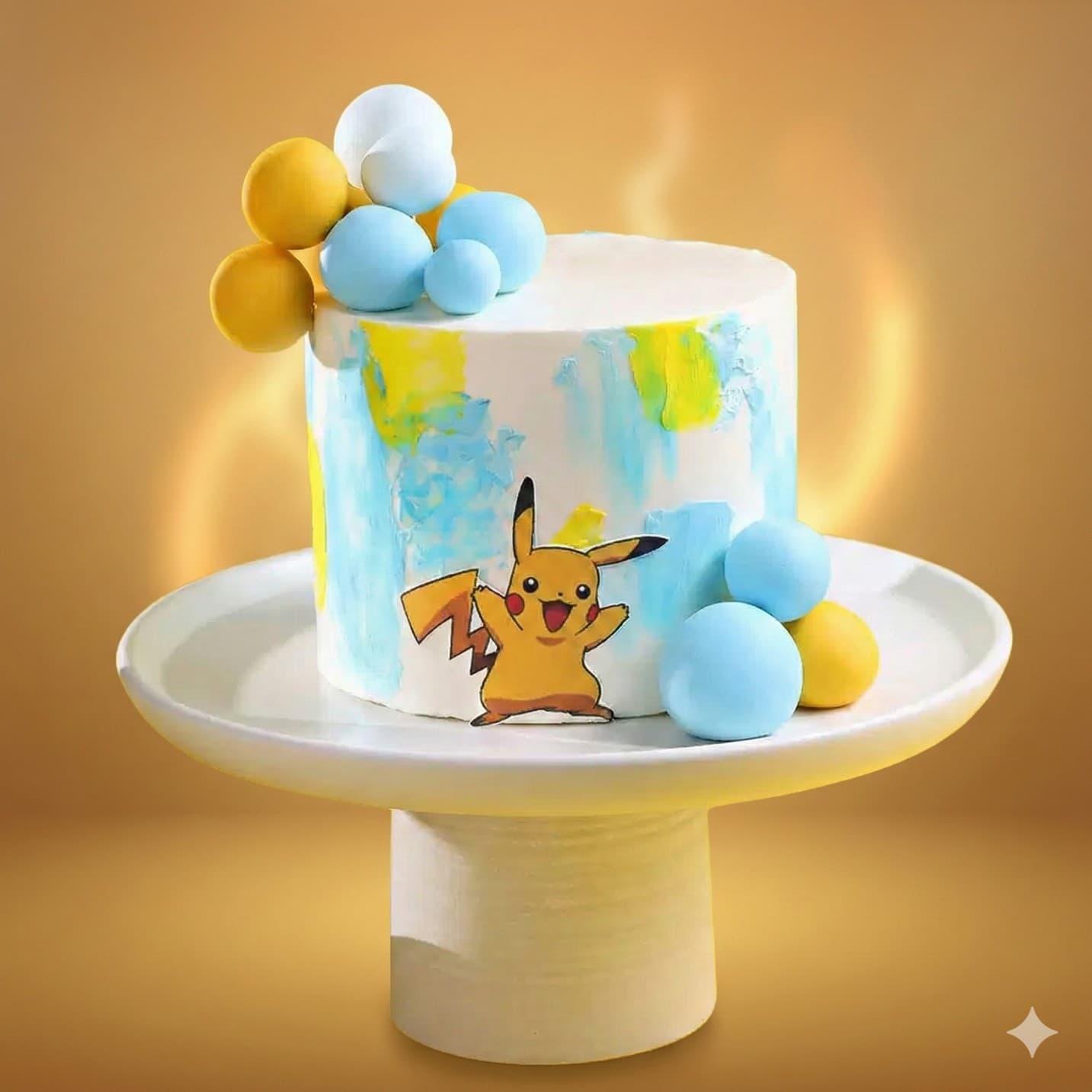 Pikachu Theme Cake