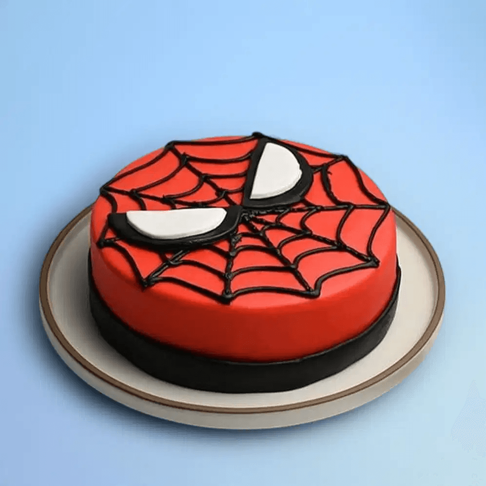 Spider-Man Theme Cake