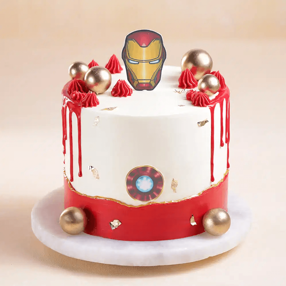 Iron Man Theme Cake