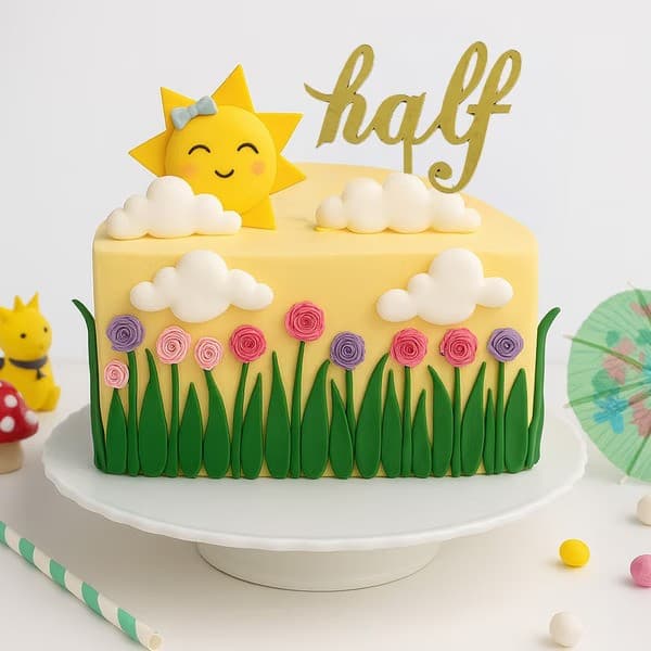 Half Birthday Cake