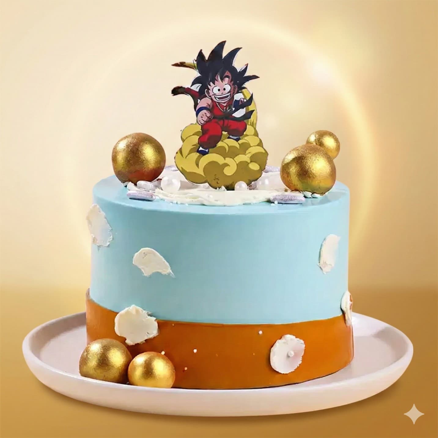 Dragon Ball Z Theme Cake