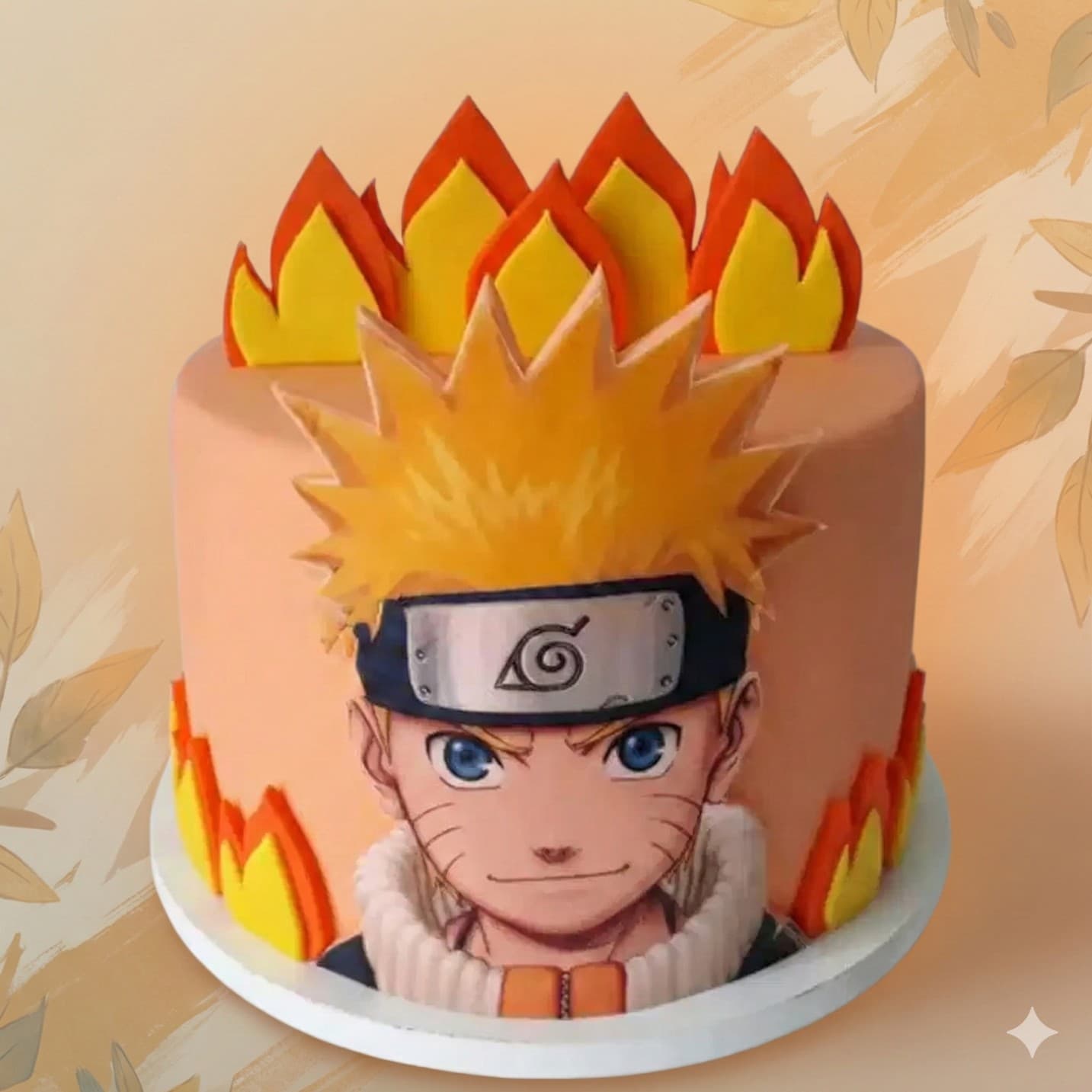 Naruto Theme Cake