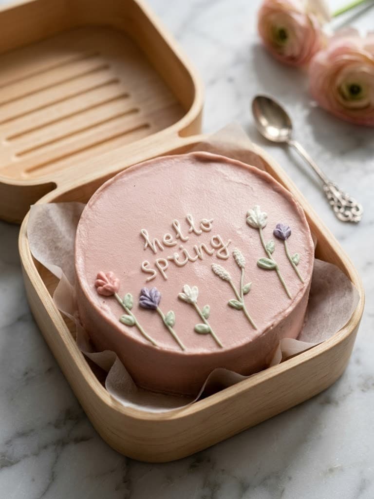 Dusty Rose Spring Cake