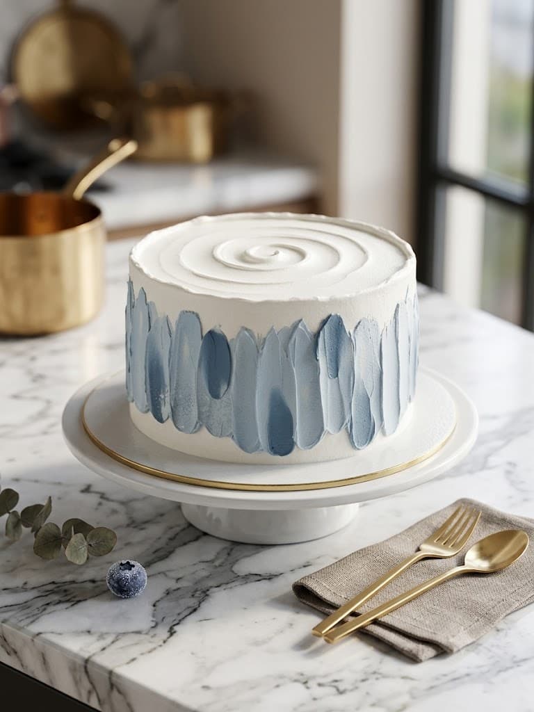 Ocean Crest Buttercream Cake