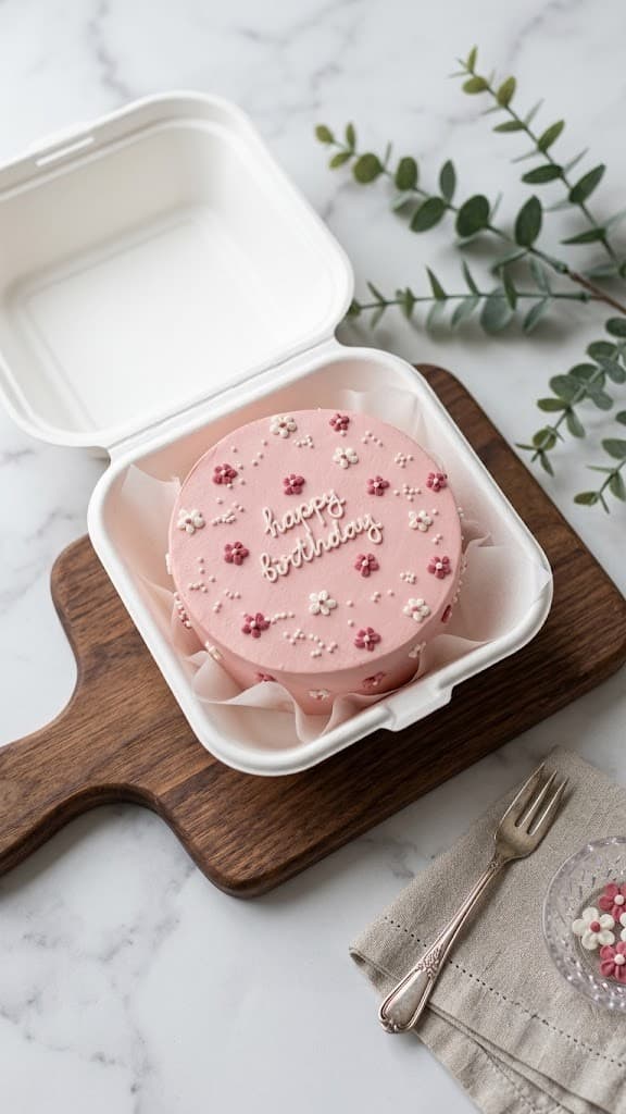 Signature Rosewater Canvas Cake