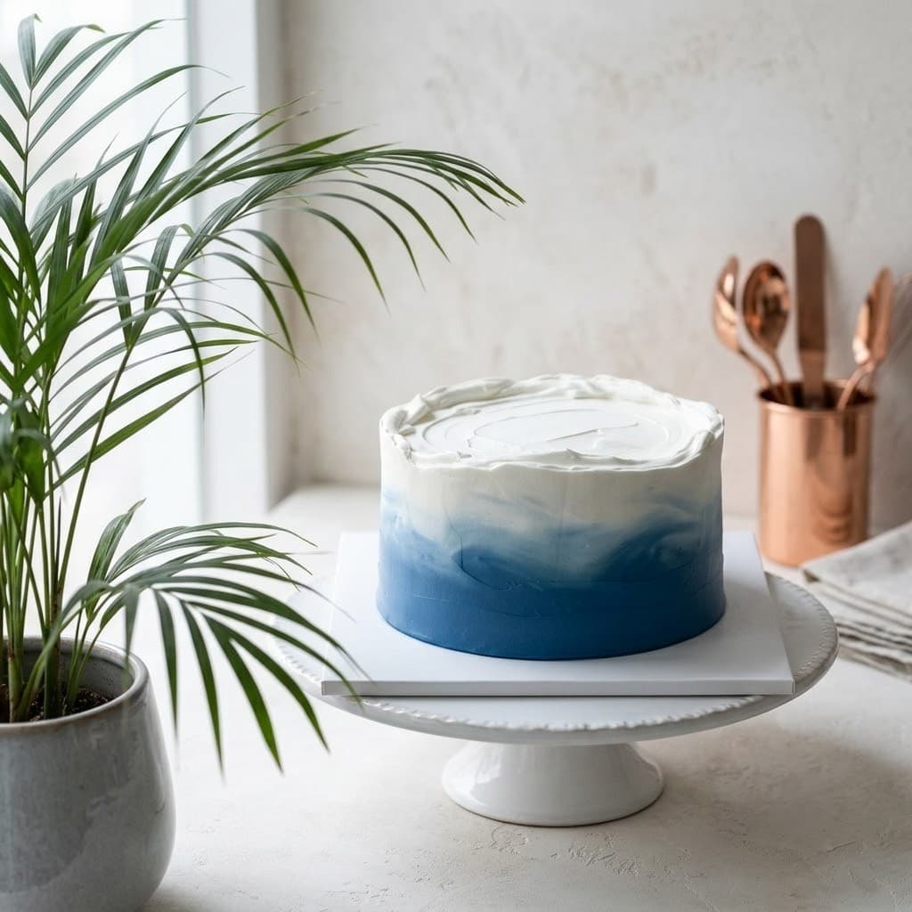 Watercolor Horizon Cake
