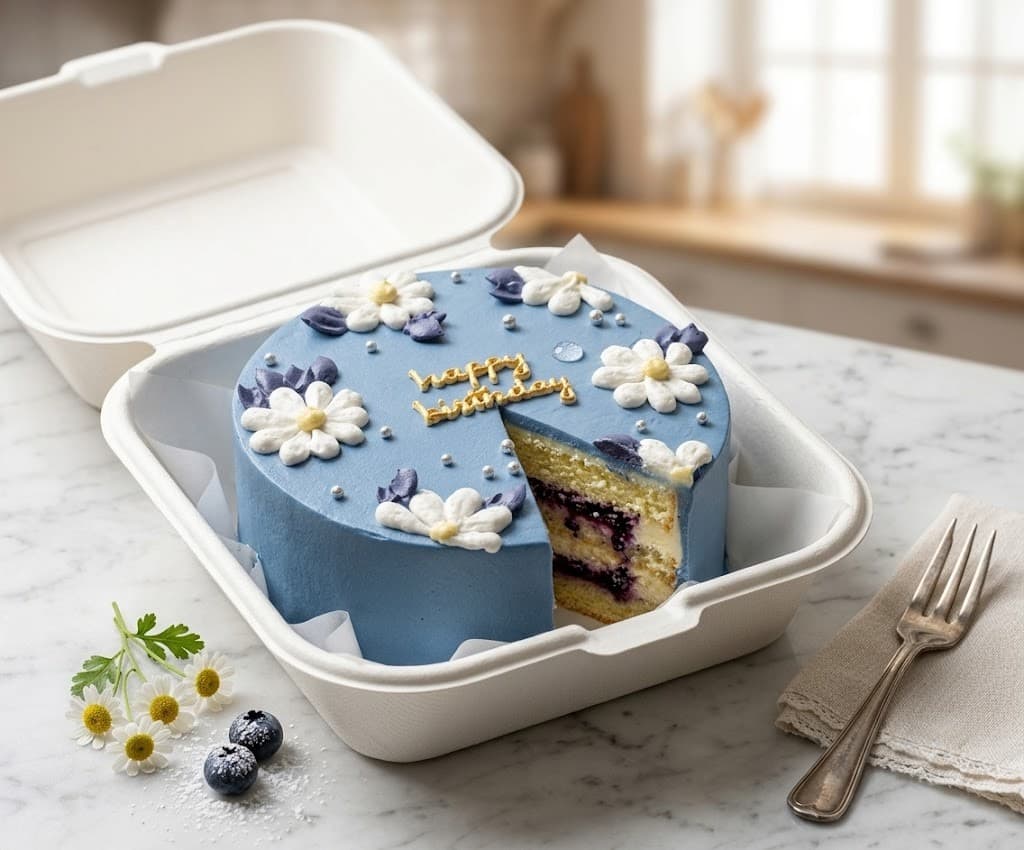 The Blue Bloom Bento Cake
